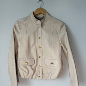 Coach Lambskin Leather Women's Jacket